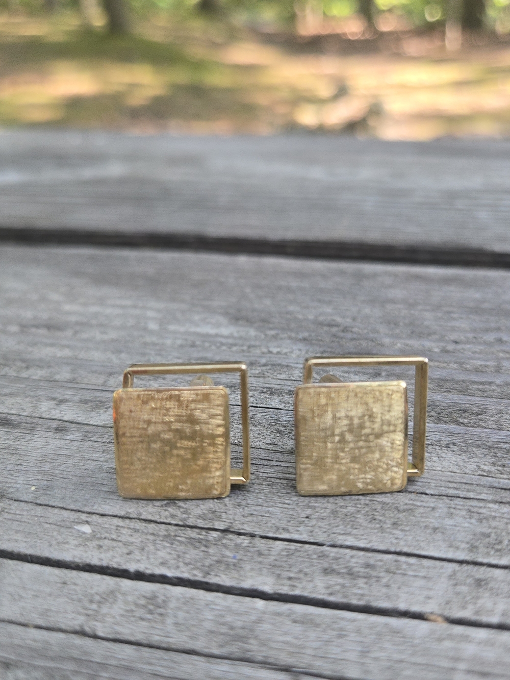 Vintage cufflinks by Krementz unique and great mid-century style